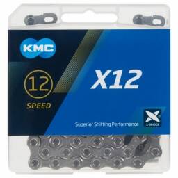 Cadena KMC X12 velocidades  silver126 Eslabones