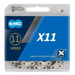 Cadena KMC X11 118L 11 velocidades silver