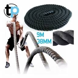 Soga Cuerda Battle Rope Crossfit Funcional 9m X 3.8cm