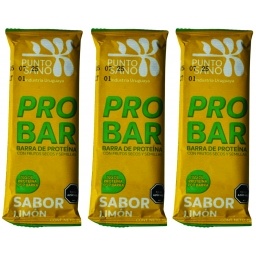 Kit x3 Barra de Prote�na PRO BAR Punto Sano Sabor Lim�n 45g