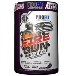 Fire Gun Military Force - Pre Entrenamiento de Alto Rendimiento con Cafena, Beta Alanina y Creatina