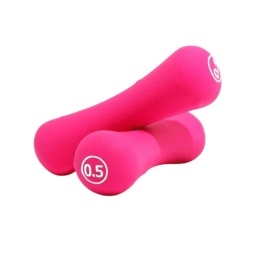 Set de 2 Mancuernas de Neopreno 0,5 kg ? Fitness y Aerbico