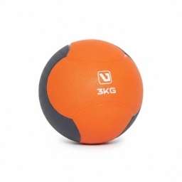 Pelota Medicinal 3 kg LiveUp - Caucho Antideslizante para Entrenamiento de Core