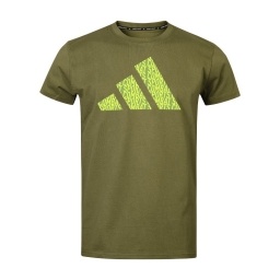 Remera Adidas Perfo Script CS Oliva