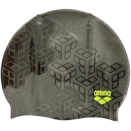 Gorra de Nataci�n Arena Print 2 Silicona Adulto Azul