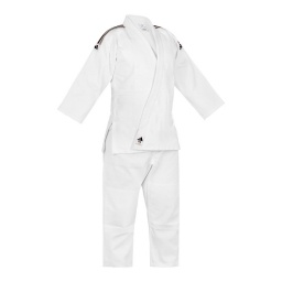 Uniforme Judo Adidas Club Sin Cinturon Algodon Poliester Tejido Reforzado Intermedio Avanzado Blanco
