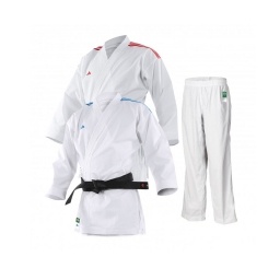 Uniforme Karate Adidas K0 Kit WKF Tradicional 100% Algodon Tejido Pesado para Practica Tradicional Talla 170 Retail