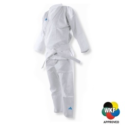 Uniforme Karate Adidas Evolution Kids WKF con Cinturon Incluido para Ni�os Aprobado Federacion Mundial Talles 110 a 180