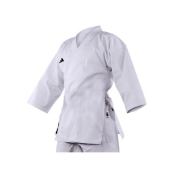 Uniforme Karate Adidas Club K220C WKF Poliester Algodon 220gsm Malla Climacool Aprobado para Competicion