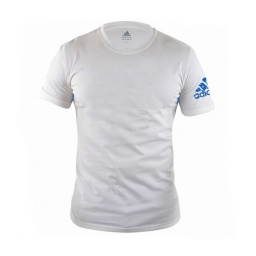 Camiseta Adidas Combat Promo Lisa Algodon Diseno Minimalista Unisex Manga Corta para Uso Deportivo y Casual