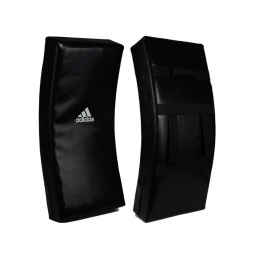 Escudo Extra Curvo para Patadas Adidas Negro 80 x 35 x 15 cm para Entrenamiento de Patadas Kickboxing Muay Thai MMA