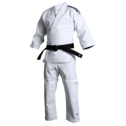Uniforme Judo Adidas Training J500 Algodon Poliester Reforzado Entrenamiento y Practica Intermedia Color Blanco o Azul