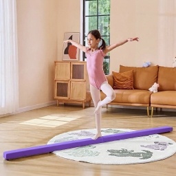 Viga de Equilibrio para Gimnasia - 3,0m Plegable con Base Antideslizante