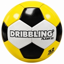 Pelota De Fútbol DRB Flash 23 N°5 Amarillo Negro Cosida