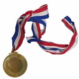 Medalla Premio Imitacin Oro 5cm Ftbol Basketball Hockey