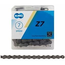 Cadena Bicicleta Kmc 7 Vel 1/2"x3/32 116 Eslabones Plateada