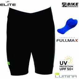 Calza corta elite badana gel ciclista ciclismo UV50 +PRO
