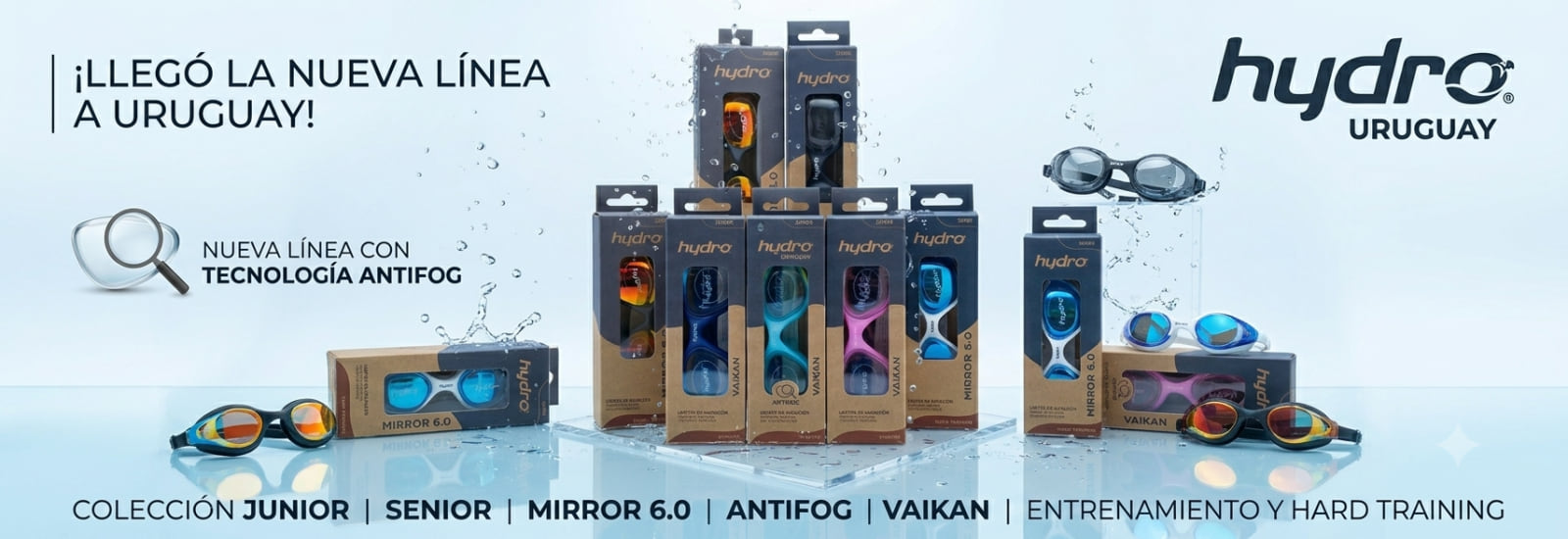 Antiparras Hydro con tecnolog�a antifog
